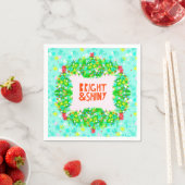 Bright & Shiny Wreath Serviette (Beispiel)