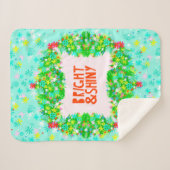 Bright & Shiny Wreath Sherpadecke (Vorderseite (Horizontal))