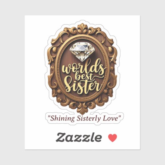 "Bright Sister Zuneigung" Aufkleber (Blatt)