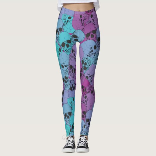 Bright Skull Leggings (Vorderseite)