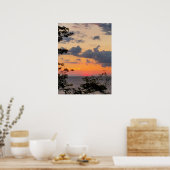 Bright Sky Sunset Poster (Küche)