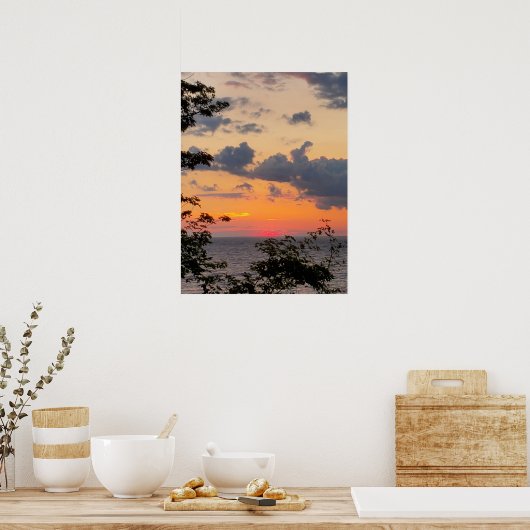 Bright Sky Sunset Poster (Küche)