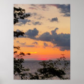 Bright Sky Sunset Poster (Vorne)