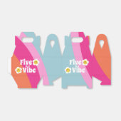Bright Smiley Five ist eine Vibe Favor Box Geschenkschachtel (Ungefaltet)