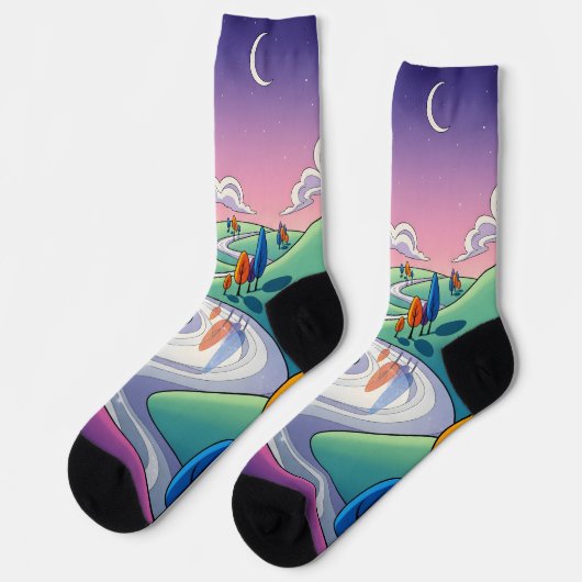 Bright Socks 0035745 Socken (Linkes Detail)