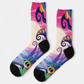 Bright Socks 0035781 Socken (Linkes Detail)