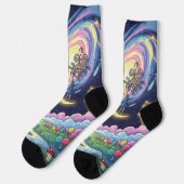 Bright Socks 0035787 Socken (Linkes Detail)