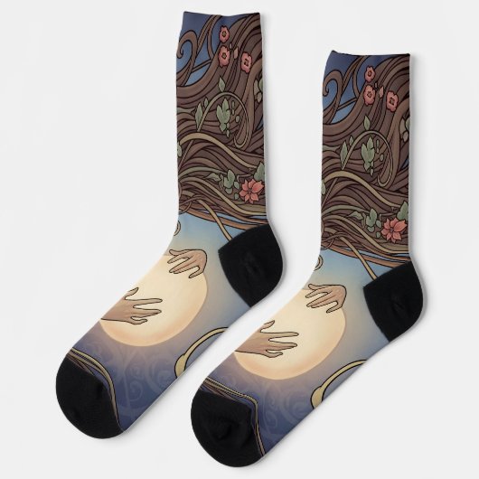 Bright Socks 0035797 Socken (Linkes Detail)