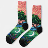 Bright Socks 0035807 Socken (Linkes Detail)