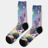 Bright Socks 0035825 Socken (Linkes Detail)