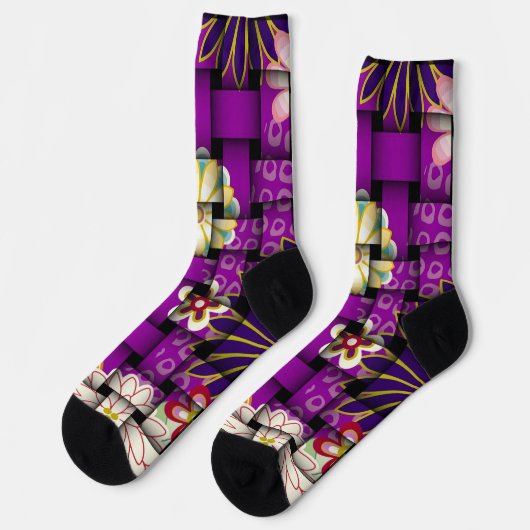 Bright Socks 0035878 Socken (Linkes Detail)