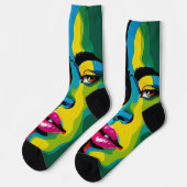 Bright Socks 0035898 Socken (Linkes Detail)