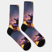 Bright Socks Bild Kunst 0038489 Socken (Rechts)