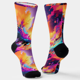 Bright Socks Bild Kunst 0038494 Socken