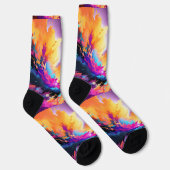 Bright Socks Bild Kunst 0038494 Socken (Rechts)