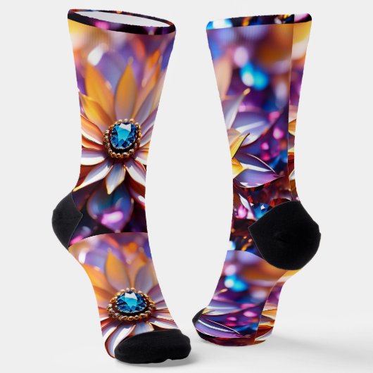 Bright Socks Bild Kunst 0038513 Socken (Gewinkelt)
