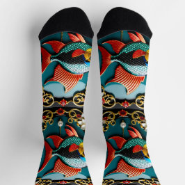 Bright Socks Bild Kunst 0038514 Socken