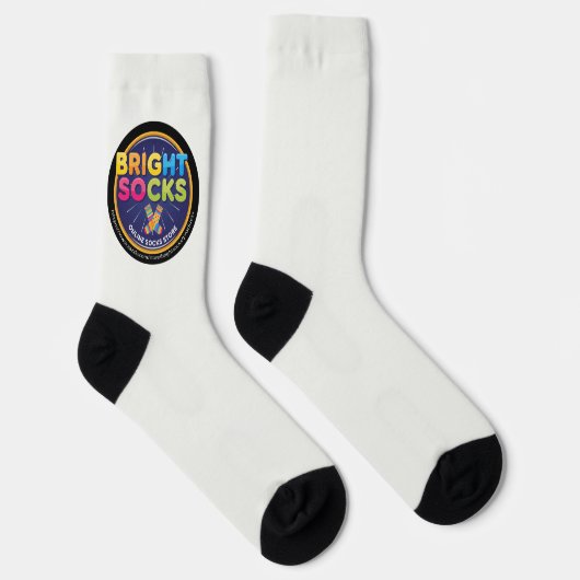 Bright Socks Bright White With Logo Socken (Rechts)
