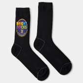Bright Socks Dark Carbon With Logo Socken (Rechts)