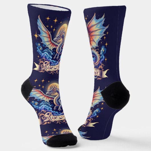 Bright Socks Dragon Rise Above 0044072 Socken (Gewinkelt)