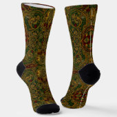 Bright Socks Elaborate Seamless Patterns 0039279 Socken (Gewinkelt)