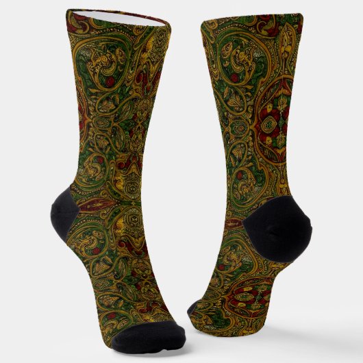 Bright Socks Elaborate Seamless Patterns 0039279 Socken (Gewinkelt)