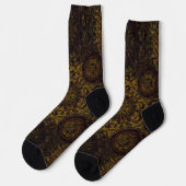 Bright Socks Elaborate Seamless Patterns 0039287 Socken (Linkes Detail)
