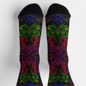 Bright Socks Elaborate Seamless Patterns 0039302 Socken (Oben)