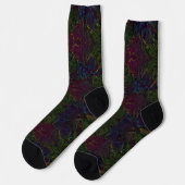 Bright Socks Elaborate Seamless Patterns 0039303 Socken (Linkes Detail)