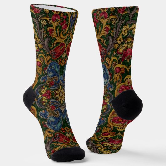 Bright Socks Elaborate Seamless Patterns 0039309 Socken (Gewinkelt)