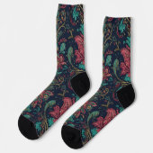 Bright Socks Elaborate Seamless Patterns 0039314 Socken (Linkes Detail)