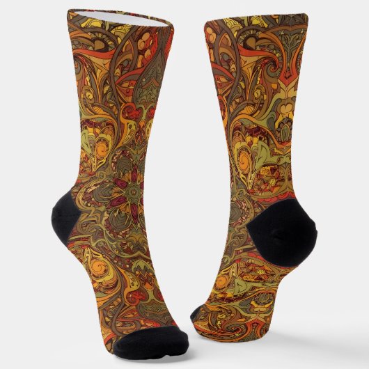 Bright Socks Elaborate Seamless Patterns 0039331 Socken (Gewinkelt)
