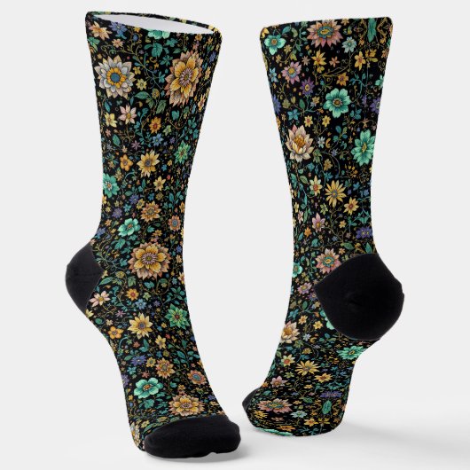 Bright Socks Elaborate Seamless Patterns 0039347 Socken (Gewinkelt)