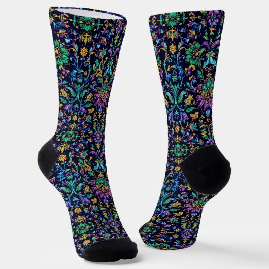 Bright Socks Elaborate Seamless Patterns 0039349 Socken (Gewinkelt)
