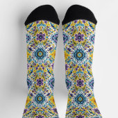 Bright Socks Elaborate Seamless Patterns 0039350 Socken (Oben)