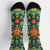 Bright Socks Elaborate Seamless Patterns 0039352 Socken (Oben)