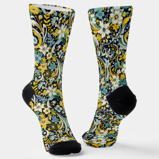 Bright Socks Elaborate Seamless Patterns 0039357 Socken (Gewinkelt)
