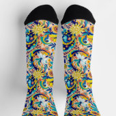 Bright Socks Elaborate Seamless Patterns 0039358 Socken (Oben)