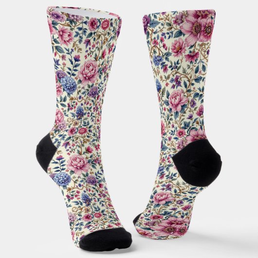 Bright Socks Elaborate Seamless Patterns 0039359 Socken (Gewinkelt)