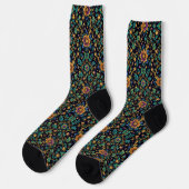 Bright Socks Elaborate Seamless Patterns 0039360 Socken (Linkes Detail)