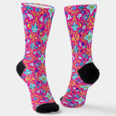 Bright Socks Elaborate Seamless Patterns 0039365 Socken (Gewinkelt)