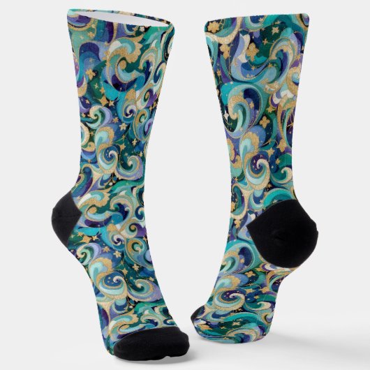 Bright Socks Elaborate Seamless Patterns 0039368 Socken (Gewinkelt)