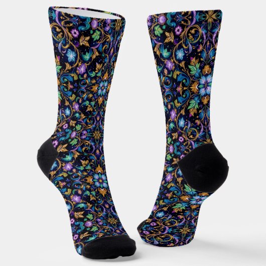 Bright Socks Elaborate Seamless Patterns 0039369 Socken (Gewinkelt)