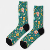 Bright Socks Elaborate Seamless Patterns 0039370 Socken (Linkes Detail)