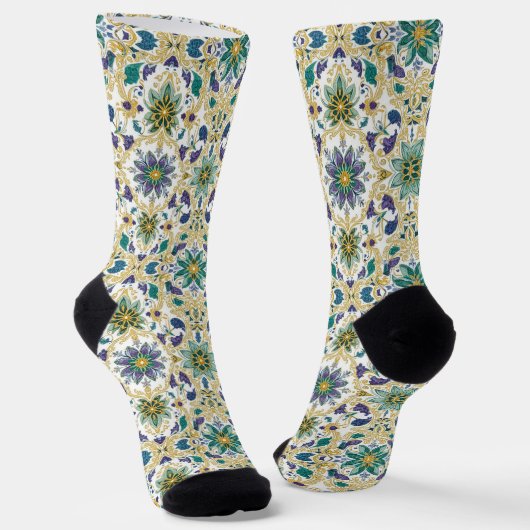 Bright Socks Elaborate Seamless Patterns 0039373 Socken (Gewinkelt)