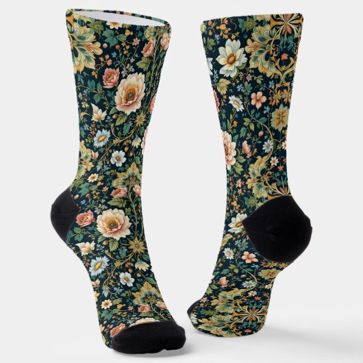 Bright Socks Elaborate Seamless Patterns 0039377 Socken (Gewinkelt)