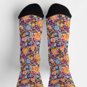Bright Socks Elaborate Seamless Patterns 0039379 Socken (Oben)
