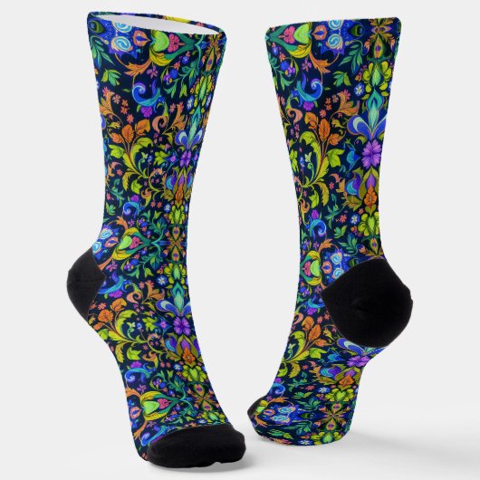 Bright Socks Elaborate Seamless Patterns 0039381 Socken (Gewinkelt)