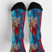 Bright Socks Elaborate Seamless Patterns 0039384 Socken (Oben)