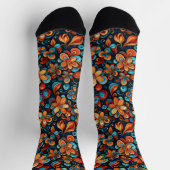 Bright Socks Elaborate Seamless Patterns 0039386 Socken (Oben)